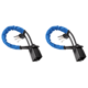 thumbnail image 1 of Cerradura giratoria para volante de coche hebillas para cinturón de seguridad cerradura antirrobo para coche color azul, 1 of 4