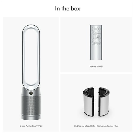 Dyson - Purifier Cool - TP07 - Smart Air Purifier and Fan - White/Silver