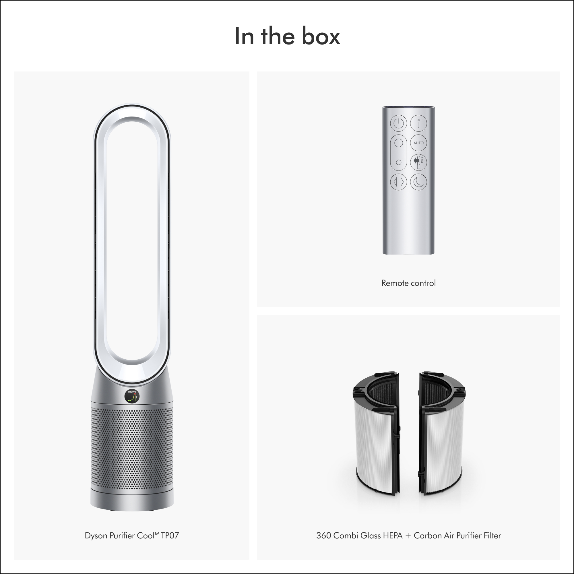 Dyson TP07 Purifier Cool Connected Tower Fan | White | New - image 5 of 8