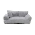 thumbnail image 2 of EHJRE Dog Sofa Bed with Washable Cover, Non-Slip Bottom, Comfortable Multi-Purpose Pet Recliner Chair, Pet Couch, Lounger for Cats And Puppies light gray, 2 of 8