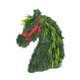 thumbnail image 5 of Corona navideña con cabeza caballo, corona artificial, guirnalda navideña rústica, decoración con cabeza caballo para festivales y fiestas., 5 of 8