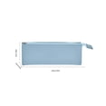 thumbnail image 4 of Sentmoon Pencil Pouches Cute Pencil Case Minimal Artificial Leather Leather Pencil Case Large Capacity Stationery Pouch with Even Zipper for Office Home Desk Storage, 4 of 7