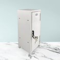thumbnail image 1 of pitrice Petit Meuble de Rangement Vertical pour Maquillage, Meuble à Dossiers pour Coton, Entrée, Blanc, 1 of 8