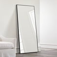 thumbnail image 2 of NeuType 59"x16" Black Full Length Mirror Floor Mirror, 2 of 7