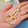thumbnail image 1 of 1Pc Stainless Steel Scissors Embroidery Sewing Scissors for Needlework Craft Golden 120x50mm, 1 of 1