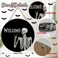 thumbnail image 3 of OUSITAID Halloween Skeleton Sign Holiday Party Scene Decoration for Home Party Outdoor Decor, 3 of 6