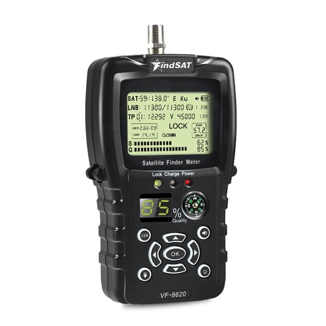 Labymos Satellite Numérique Trouver MPEG2 Star Trouver Compteur LCD Rétro-Éclairé Étoile Identifiant Support USB