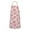 Strawberry Princess Pattern, variant on White Princess Castle Pattern Apron-Garden Aprons for Women with Pockets-Cotton Linen Waterproof Kitchen Cooking Gardening Aprons Adjustable for Kitchen,Cooking,BBQ and Salon 33x27 Inch