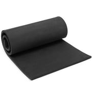 10mm EVA Foam Roll, Black Foam Sheet for Cosplay Costumes, Arts and Crafts Projects, Yoga Mats, High Density 100 kg/m3 (14x39 In)