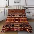 thumbnail image 1 of Western Quilt Set Southwestern Coverlet Set,Geometric Aztec Bedspread Set Queen,Retro Exotic Stripes Quilted Geometry Triangle Western Decor for Bedroom, 1 of 3