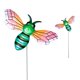 thumbnail image 3 of Style 4 Estatua artística de abeja de Metal para jardín, decoración enana, bonitos adornos de hierro para el hogar, Patio, decoración al aire libre, 3 of 5