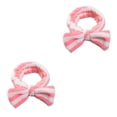 thumbnail image 2 of Diademas Lazo Nudo Elástico Minnieouse Franela Suavidad Raya blanca roja 2piezas, 2 of 5