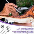 thumbnail image 3 of Kit de limpieza de aerógrafo Unbranded 0.2/0.3/0.5 mm con boquillas agujas y Accesorios, 3 of 5