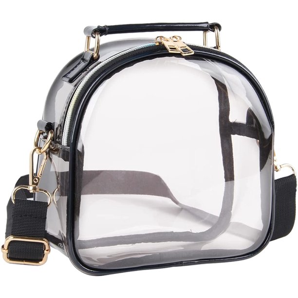 DabuLiu See Through Crossbody Purse Neon Clear Handbag for Women