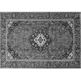 thumbnail image 1 of Ahgly Company Indoor Rectangle Medallion Gray Traditional Area Rugs, 2' x 5', 1 of 1