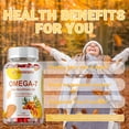 thumbnail image 5 of Sea Buckthorn Oil Omega-7 Capsules - Supports Heart, Cardiovascular and Skin Health, Promotes Metabolism, Antioxidant - 120 Softgels, 5 of 8