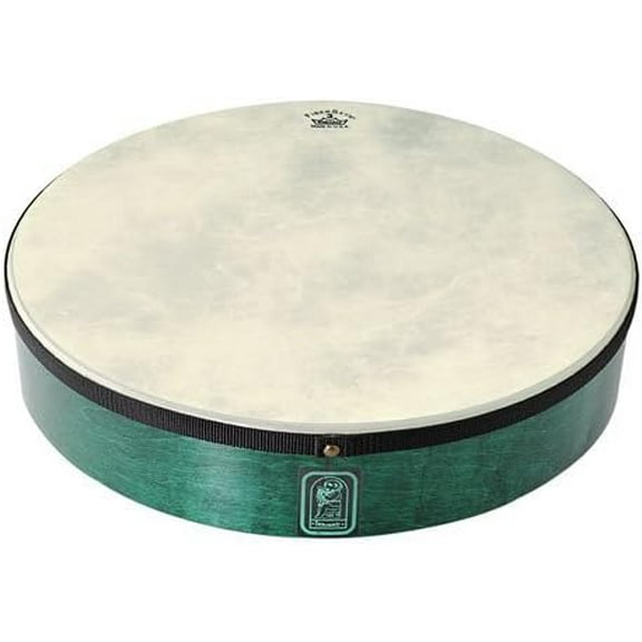 Remo BodhrÃ¡n, Brian Howard, Pretuned, 14" Diameter, 3 1/2" Depth, Venwood Emerald Green