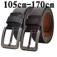 thumbnail image 2 of Genuine Leather Belt Men 140 150 160 170cm Large Size Luxury Designer Belts Men Genuine Leather High Quality Waist Belt, 2 of 4