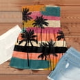 thumbnail image 4 of OIOLOYJM Tube Tops for Women Spring Cute Strapless Palm Tree Peplum Top Backless Vacation Flowy Trendy Clothes Pink S, 4 of 4
