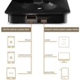 thumbnail image 3 of Lámpara de escritorio LED, 3 niveles de brillo, 5 modos de color con cabezal giratorio y ajustable, protección contra contactos con puerto de carga USB para cargar teléfonos inteligentes (negro) oso de fresa Electrónica, 3 of 5