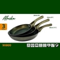 thumbnail image 3 of Sartenes Alaska Verde Militar Metálico 4.5mm 20, 24, 28 CM ALFA NETWORK J8003, 3 of 7