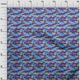 thumbnail image 3 of oneOone Rayon Violet Fabric Abstracts Sewing Material Print Fabric By The Yard 56 Inch Wide, 3 of 5