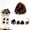 B, variant on 3D Beading Kit Primate Animals - Gorilla Monkey Bead Pets DIY Craft Kit, Beginner Friendly Beadwork Set, Pre-Sorted Beads with Instructions, Arts and Crafts Hobby Project for Adults (B)