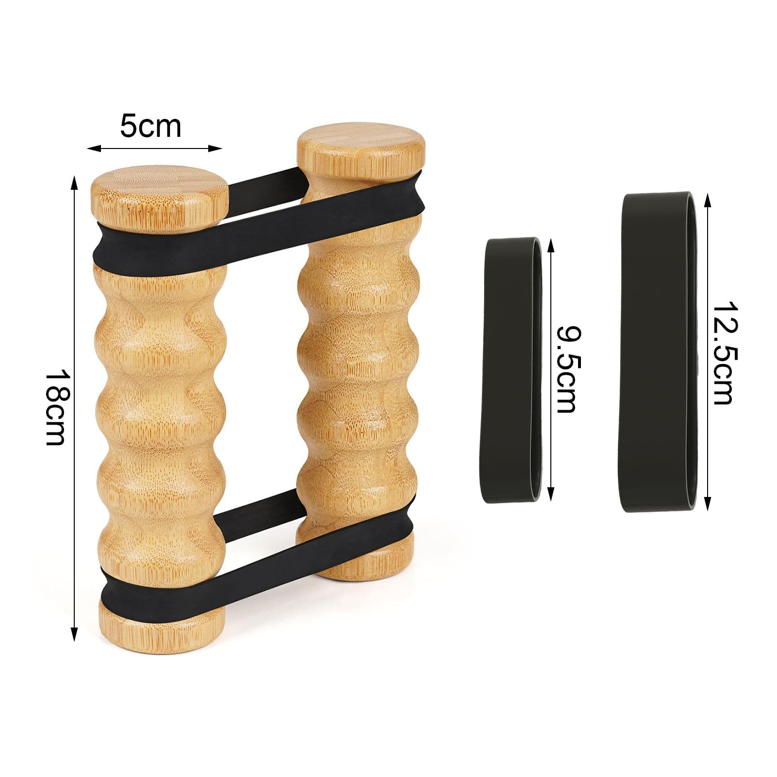 Callipe Rip Stick Upper Body Workout Equipment Adjustable Resistance Bands with Wooden Handles Home Gym Portable Arm Chest Exercise Muscle Building Equipment