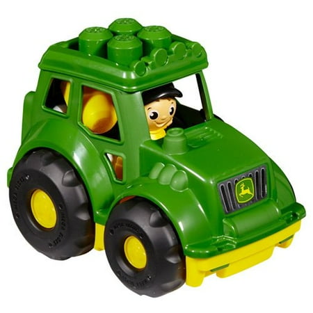 2 Wheel Tractors For Sale John Deere Tractor, Sturdy, John Deere branded tractor with pronged building base and big wheels By Mega Bloks Ship from US ()