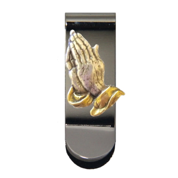 Custom Praying Hands Money Clip