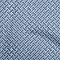 thumbnail image 1 of oneOone Silk Tabby Medium Blue Fabric Geometrical Craft Projects Decor Fabric Printed By The Yard 42 Inch Wide, 1 of 4