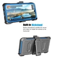 thumbnail image 5 of Tekcoo Phone Cases for Samsung Galaxy A54 5G 2022 6.4", [Built-in Screen Protector] Combo Holster Belt Clip [Heavy Duty] [Kickstand] Full-Body Rugged Holster Case -Blue, 5 of 7