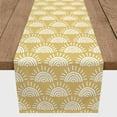 thumbnail image 3 of Creative Products Yellow Sun Pattern 16 x 90 Cotton Twill Table Runner, 3 of 3