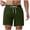 Army Green, variant on Lmueinov Men's Casual Shorts 7'' Drawstring Shorts Lightweight Breathable Summer Beach Shorts with Pockets, S-2XL