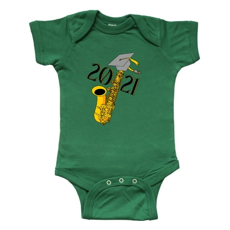 

Inktastic Saxophone 2021 Graduation Gift Baby Boy or Baby Girl Bodysuit
