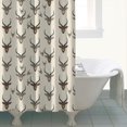 thumbnail image 4 of Beige Antelope Head Pattern Shower Curtain 72"x72" ,Bathroom Decorative Shower Curtains Set with 12 Hooks,Modern Waterproof Washable Shower Curtain, 4 of 6