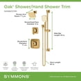 thumbnail image 7 of Symmons 5695STN15TRM Oak Shower Only Trim Package - Nickel, 7 of 7