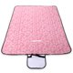 thumbnail image 2 of Alfombra de picnic impermeable al aire libre, manta de bebé para acampar en la playa a prueba de humedad (corazón rosa), 2 of 5