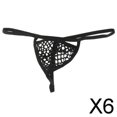 thumbnail image 1 of Runquan 6X String Homme Pochette Résille T-back String sous-Vêtements Lingerie, 1 of 7
