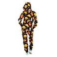 thumbnail image 3 of Noël Pyjamas d'Une Seule Pièce des Femmes avec Capuche, Santa Modèle Adulte Confortable Combinaisons Homewear, 3 of 5