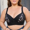 thumbnail image 2 of Kpoplk Women's Wireless Bra, Oh So Light T-Shirt Bras for Women, ComfortFlex Fit, Foam Cups, Single or Multipack Size 52D,Black, 2 of 9