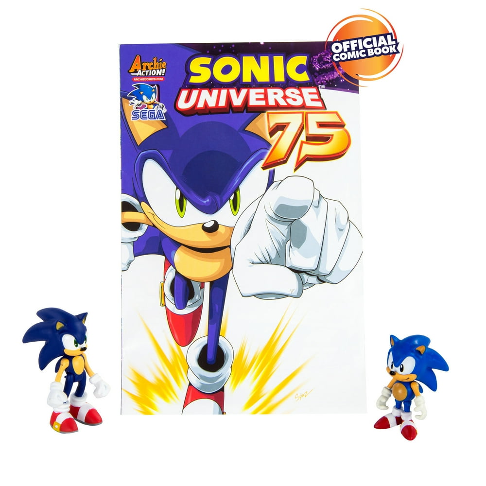 Sonic the Hedgehog Collector Series 2 Figure Pack with Comic, Classic ...