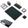 Leather Desk Set - Desk Organizer Set - Office Desk Pad Accessories - Leather Coaster