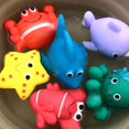 thumbnail image 2 of 11PCS Bath Toy Set Marine Animal Squirt Water Toy Bath Tub Toy Pool Toy for Kid, 2 of 10