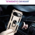 thumbnail image 2 of Dteck Case for Google Pixel 9 Pro / 9, with Finger Ring Holder Kickstand, Military Grade Stand Cover Phone Cases Compatible for Google Pixel 9 Pro / 9, Gold, 2 of 7