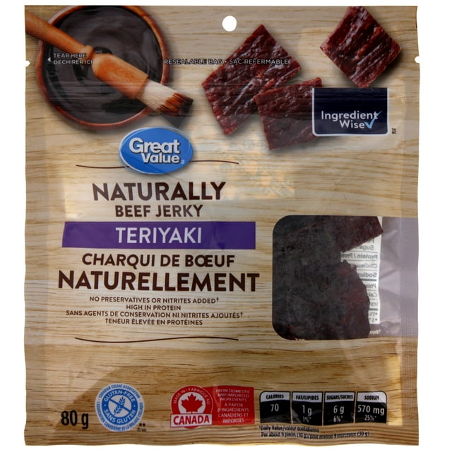 Charqui de bœuf teriyaki Naturellement Great Value