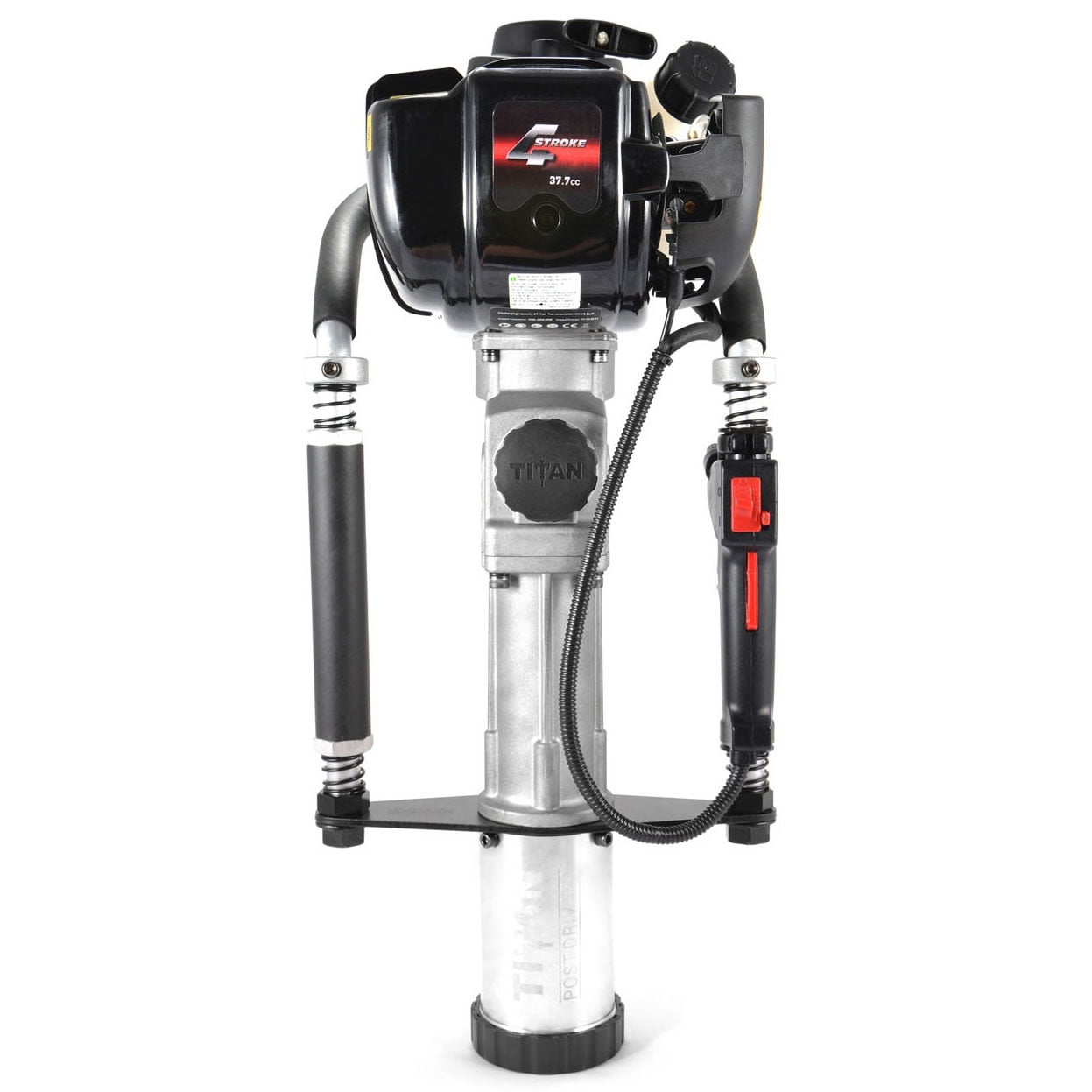 Titan PGD2875 3.25 In Barrel 1.3 HP Gas Powered Fence Post Driver Pole