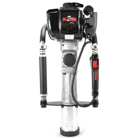 Titan PGD2875 3.25 In Barrel 1.3 HP Gas Powered Fence Post Driver Pole Pounder