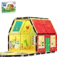 thumbnail image 1 of Puzle magnético con forma de cubo PicassoTiles con temática de dinosaurios para niños a partir de 3 años, 1 of 8