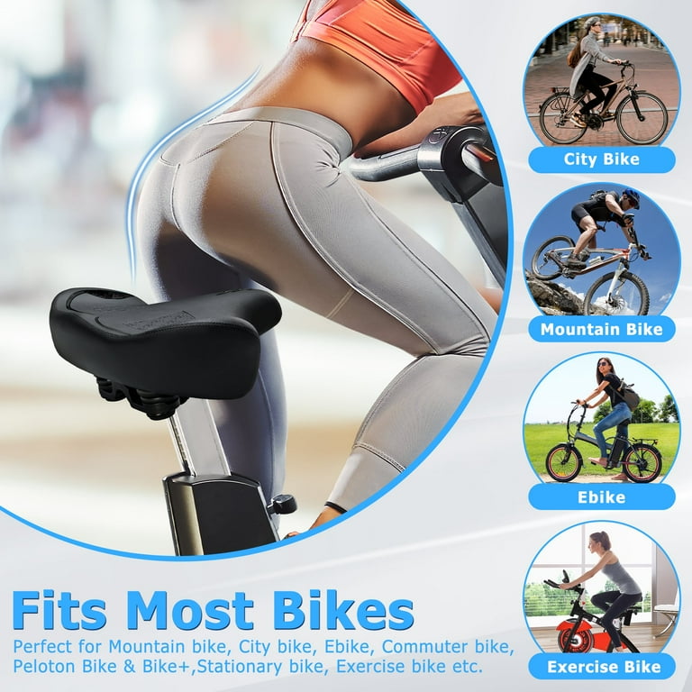 Extra wide seat for exercise bike best sale